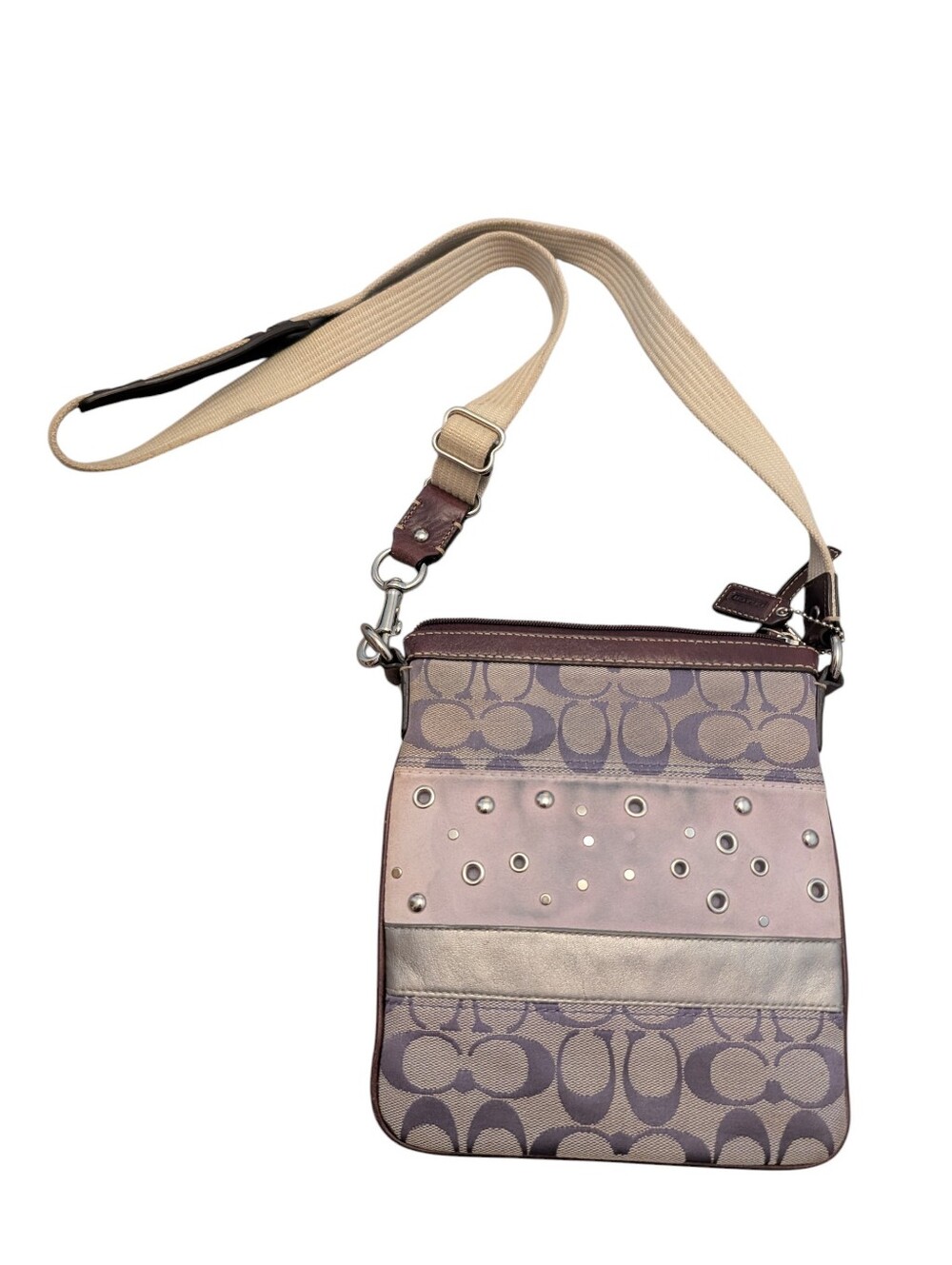 Coach Signature Crossbody Patchwork Bag Y2K